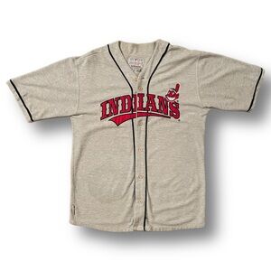 VINTAGE 90s Cleveland Indians MLB Jersey - XL